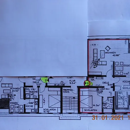 Appartement Westfalenhof 3*